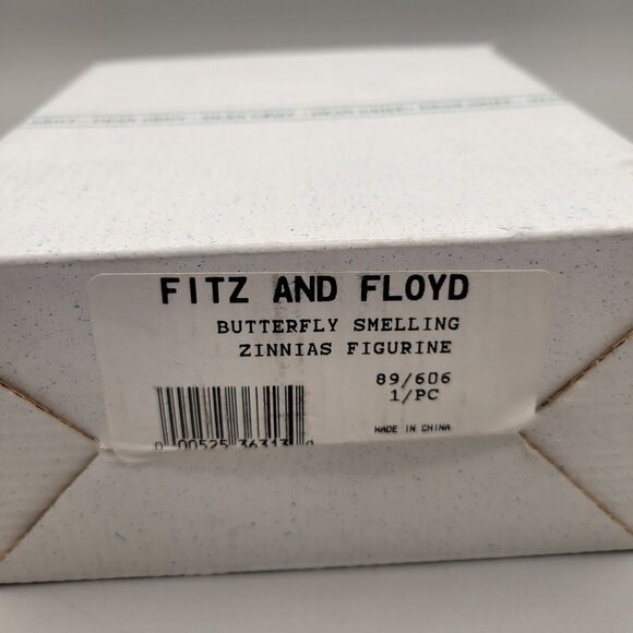 Charming Tails Butterfly Smelling Zinnias Figurine 89/606 Seed Packet - Picture 10 of 10